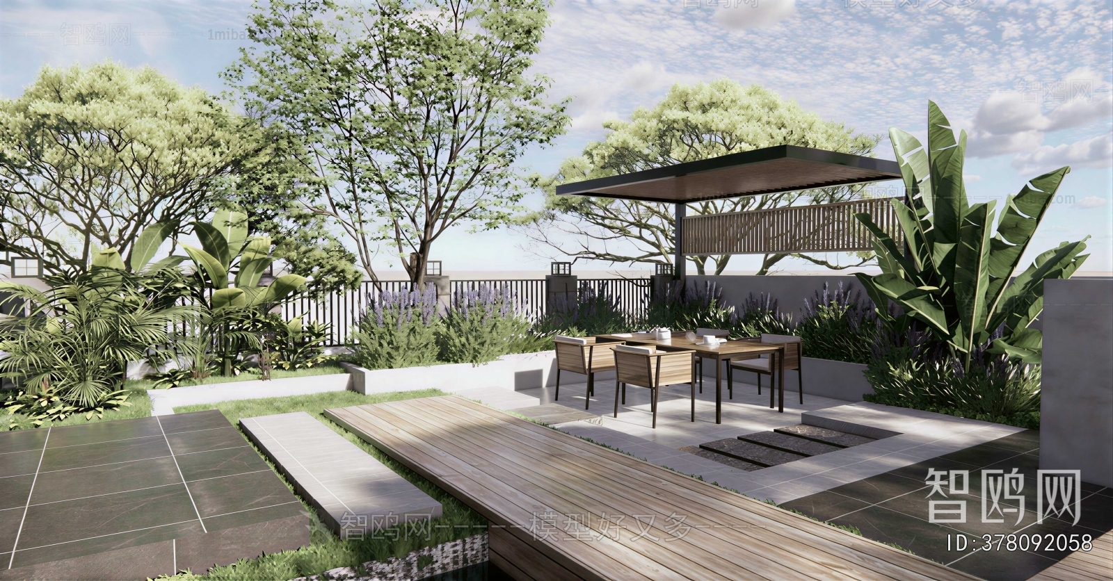 Modern Courtyard/landscape