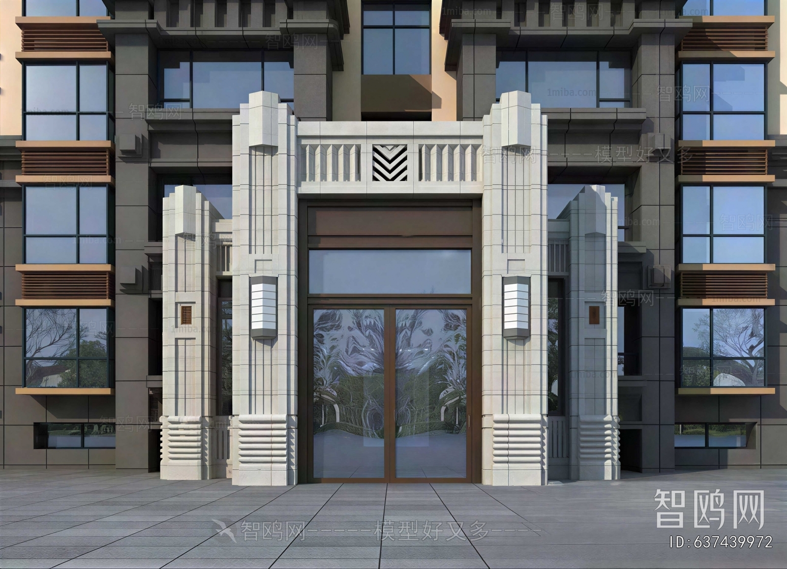 New Chinese Style Facade Element