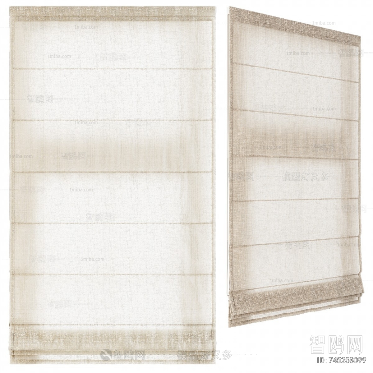 Modern Roman Curtain