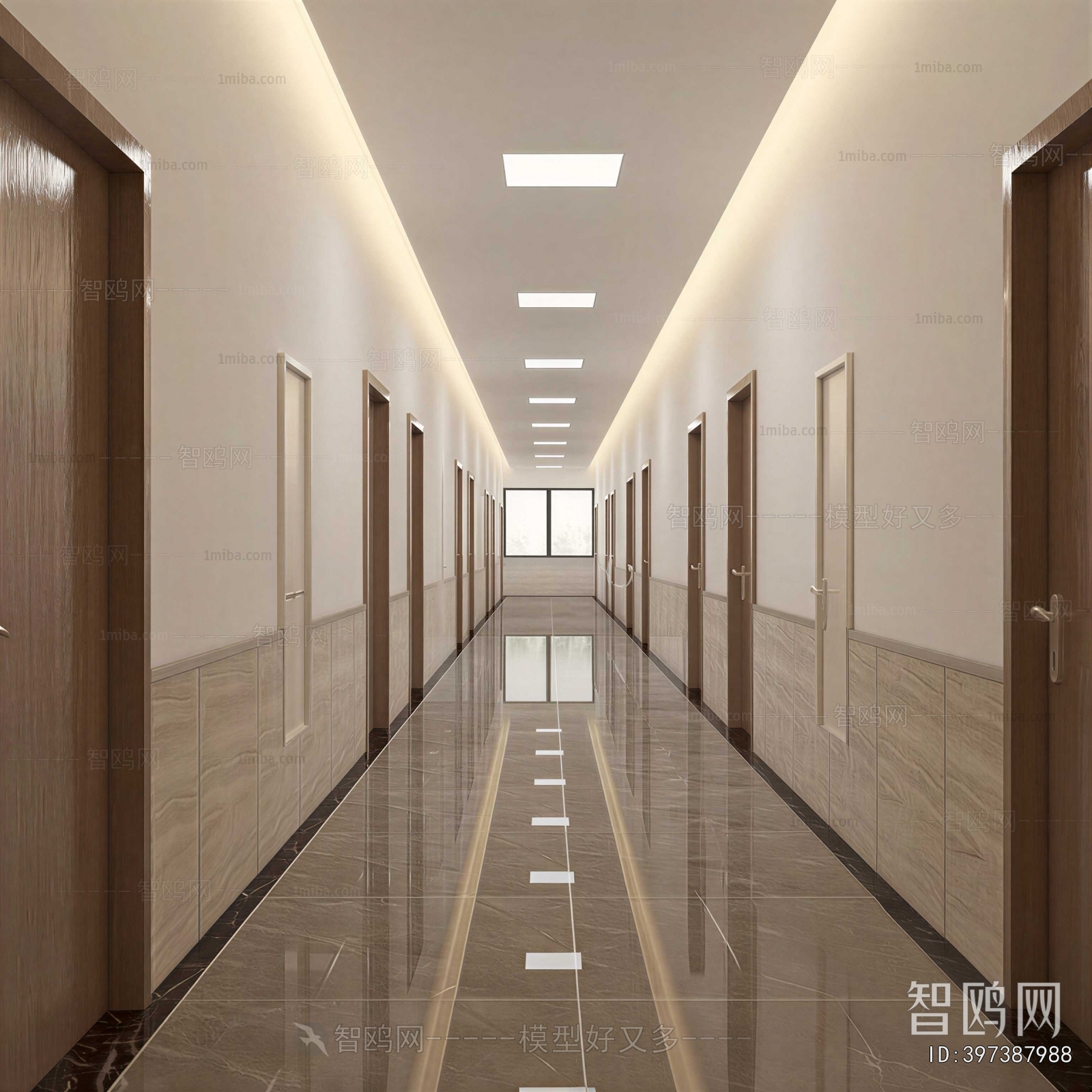 Modern Office Aisle