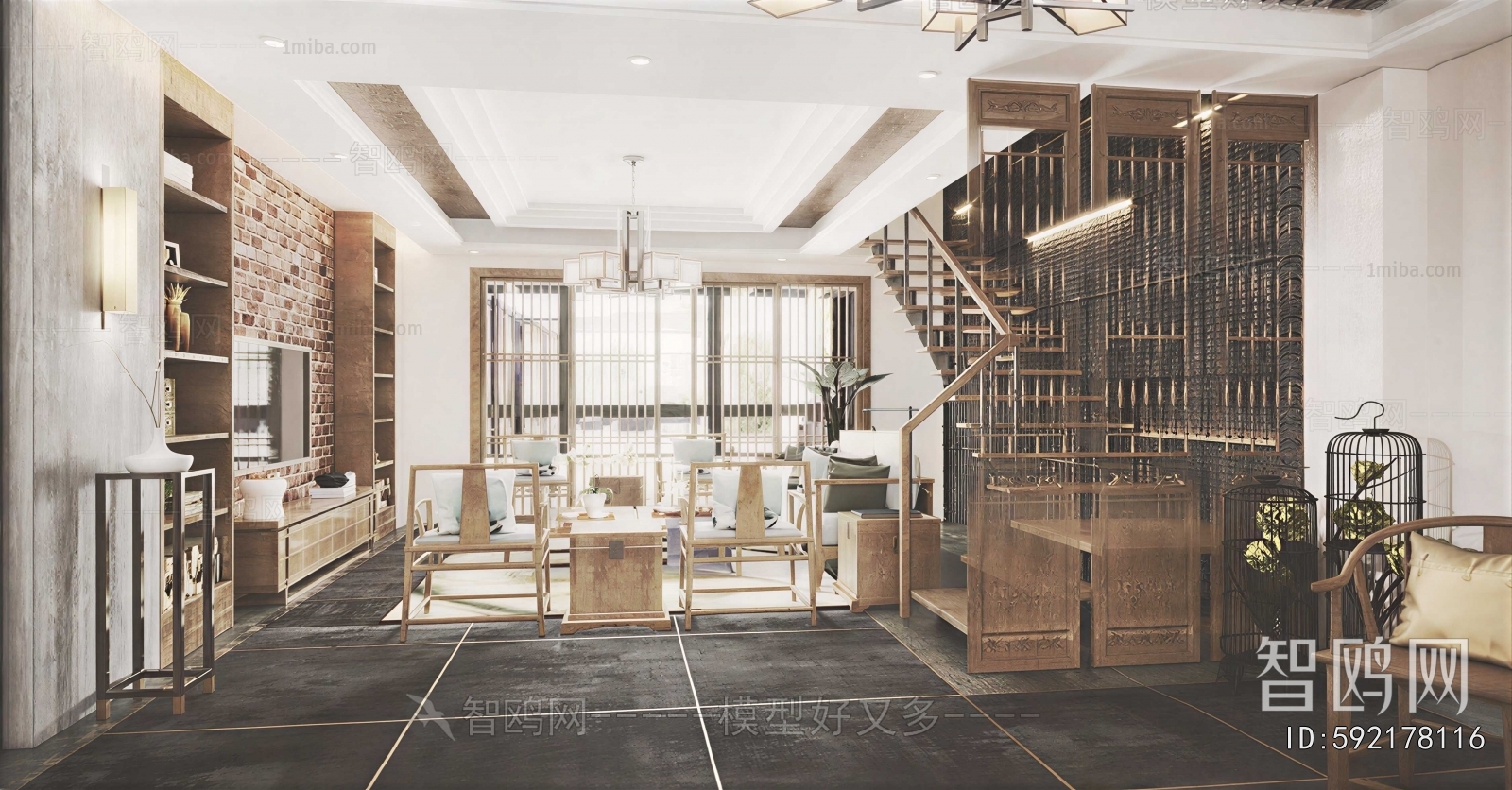 Chinese Style A Living Room