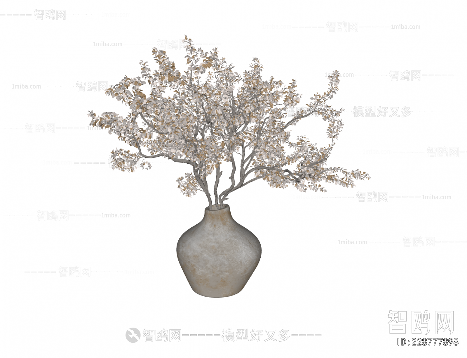 Wabi-sabi Style Dried Branch