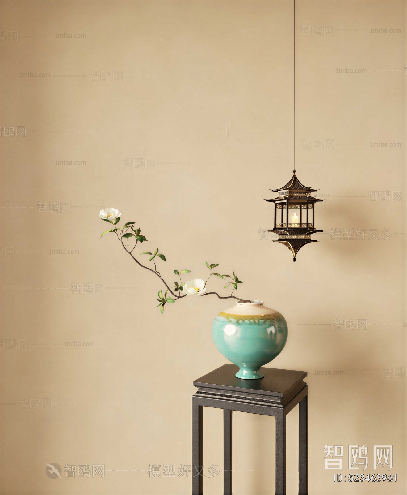 New Chinese Style Flower Arrangement