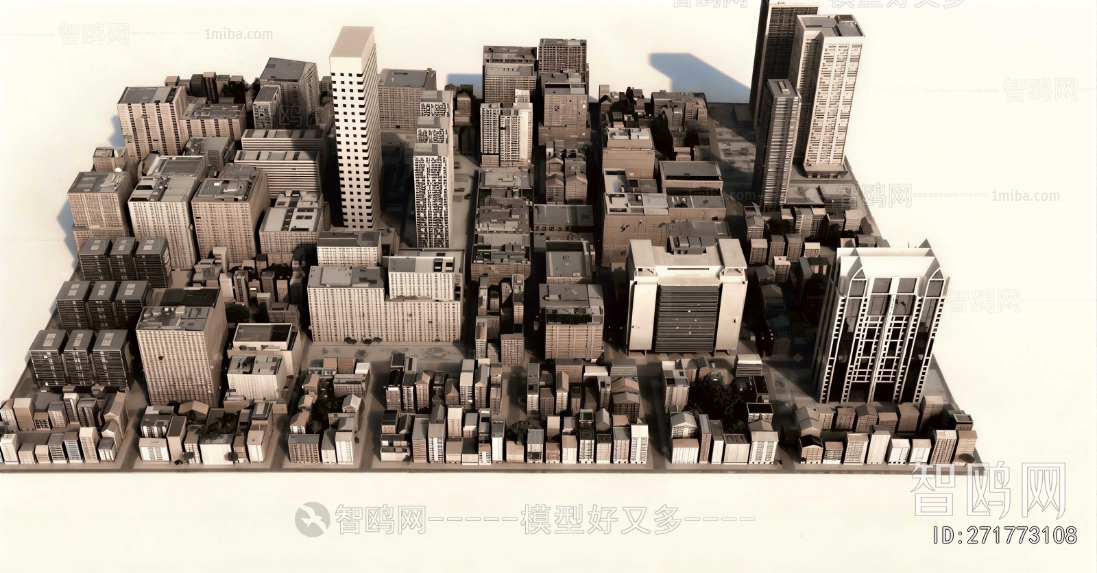 Modern Architectural Bird's-eye View Planning