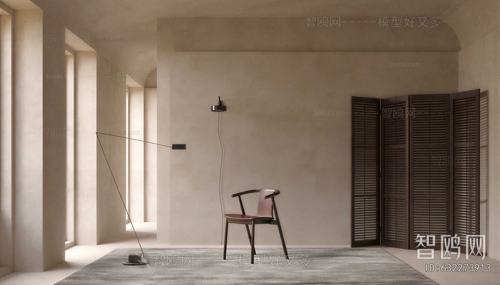 New Chinese Style Lounge Chair