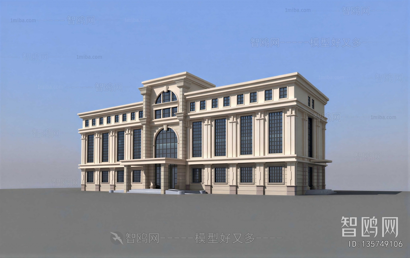 European Style Appearance Of Commercial Building