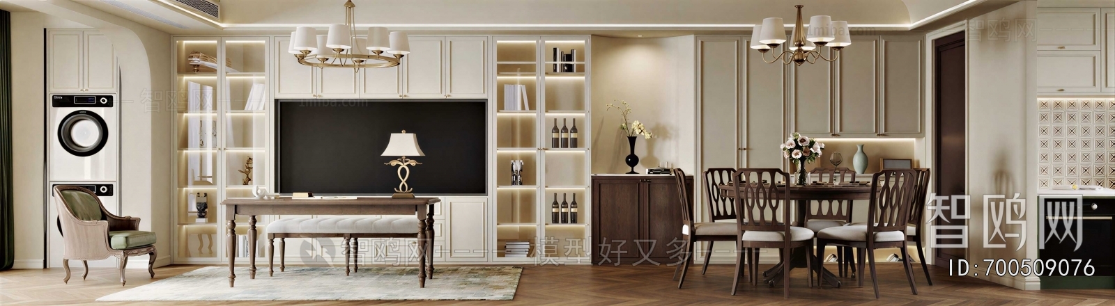 American Style A Living Room