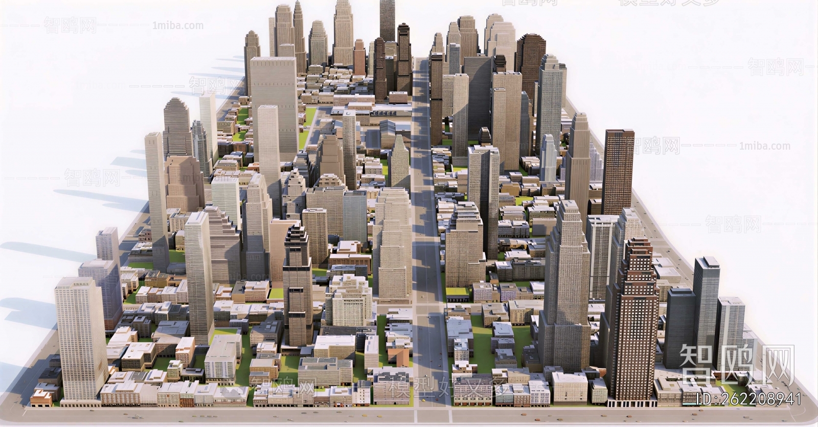 Modern Architectural Bird's-eye View Planning