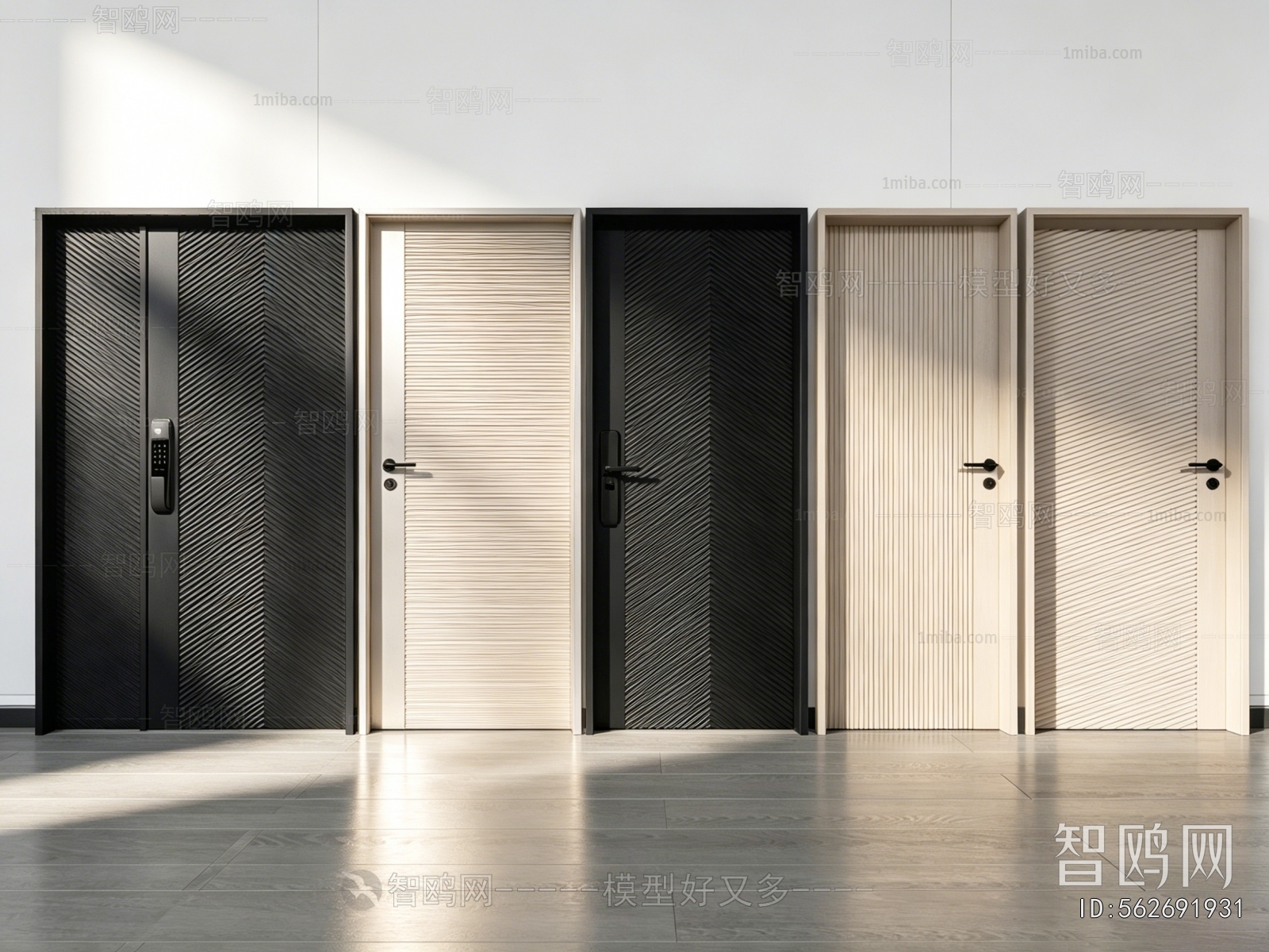 Modern Single Door