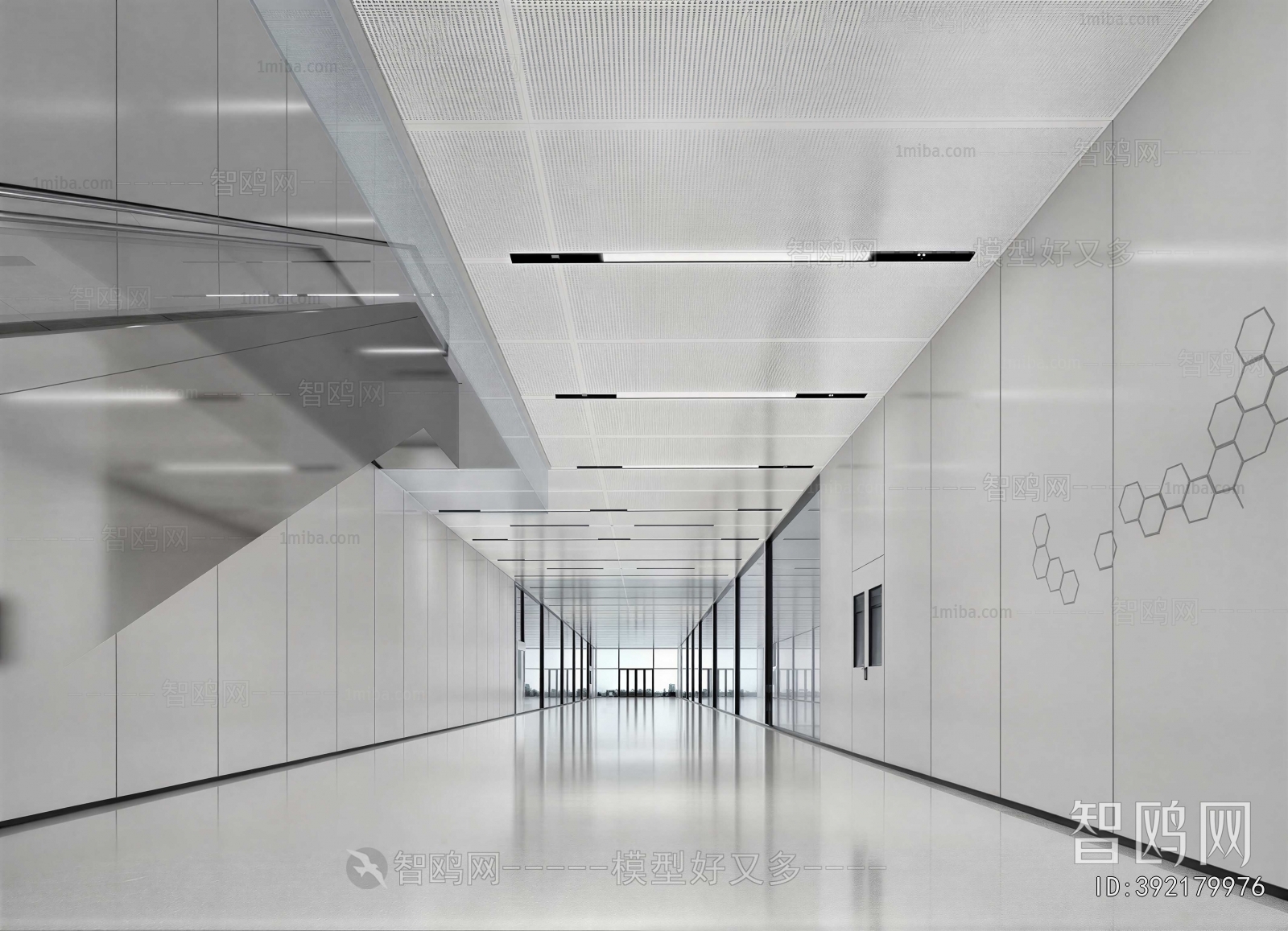 Modern Office Elevator Hall