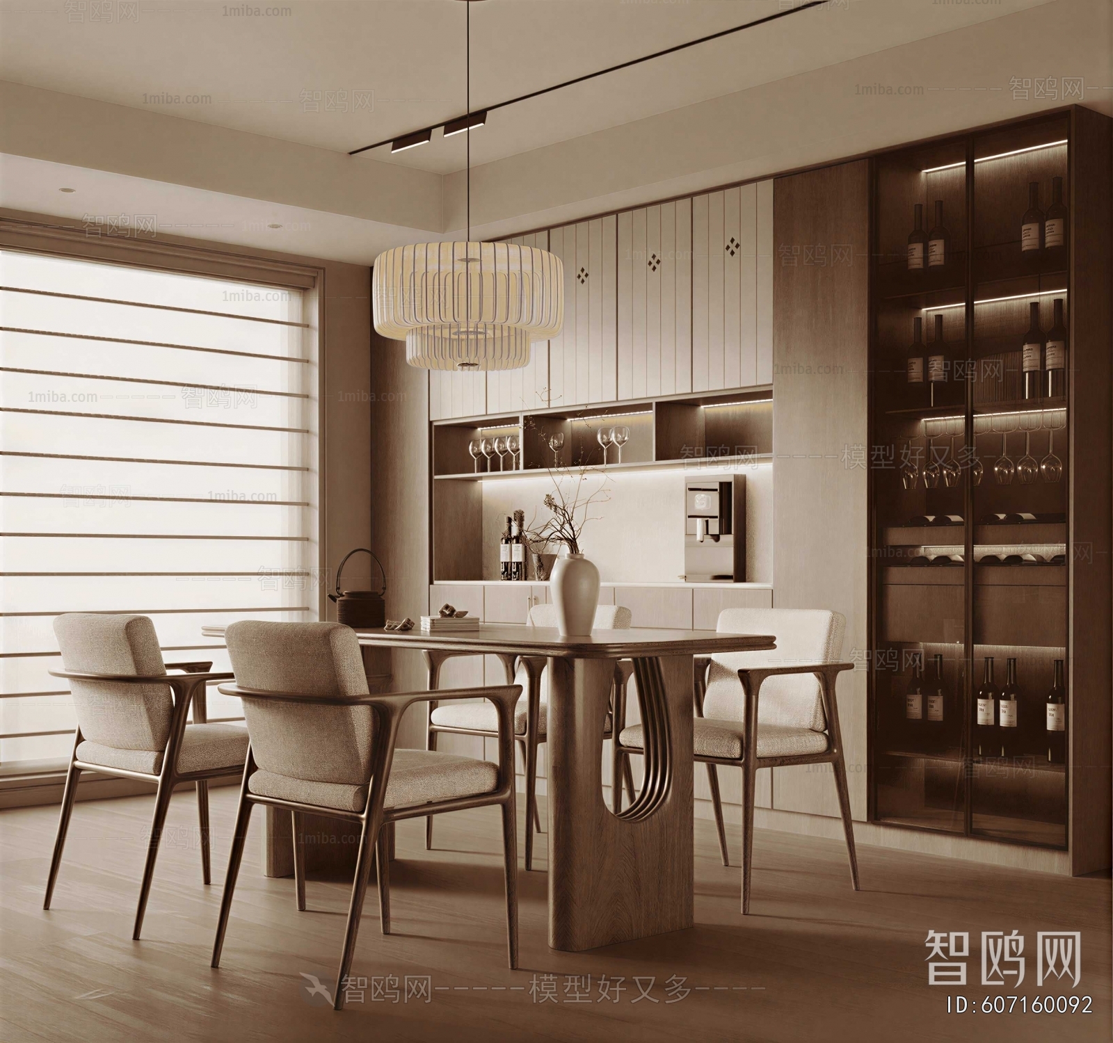 New Chinese Style Dining Room