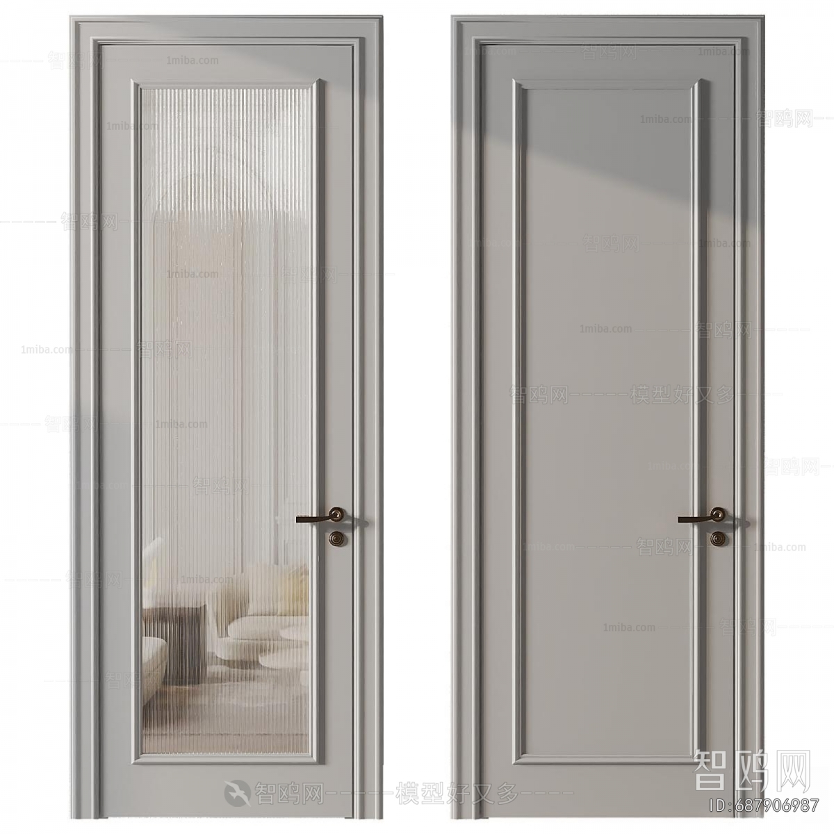 Modern Single Door