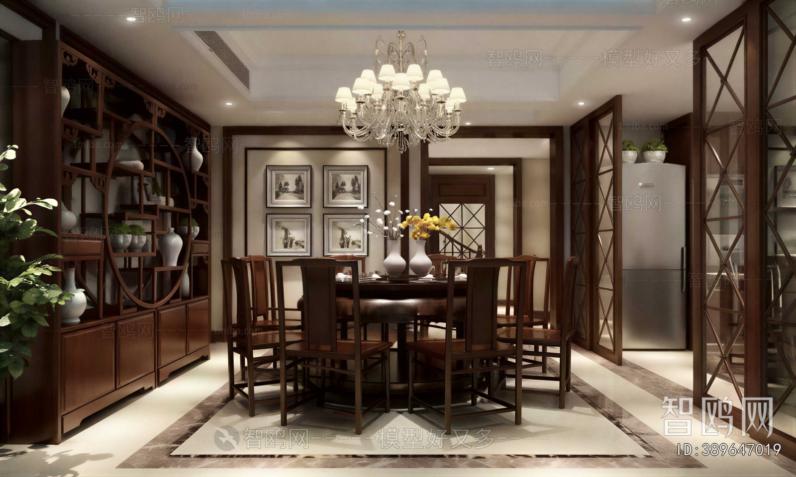Chinese Style Dining Room