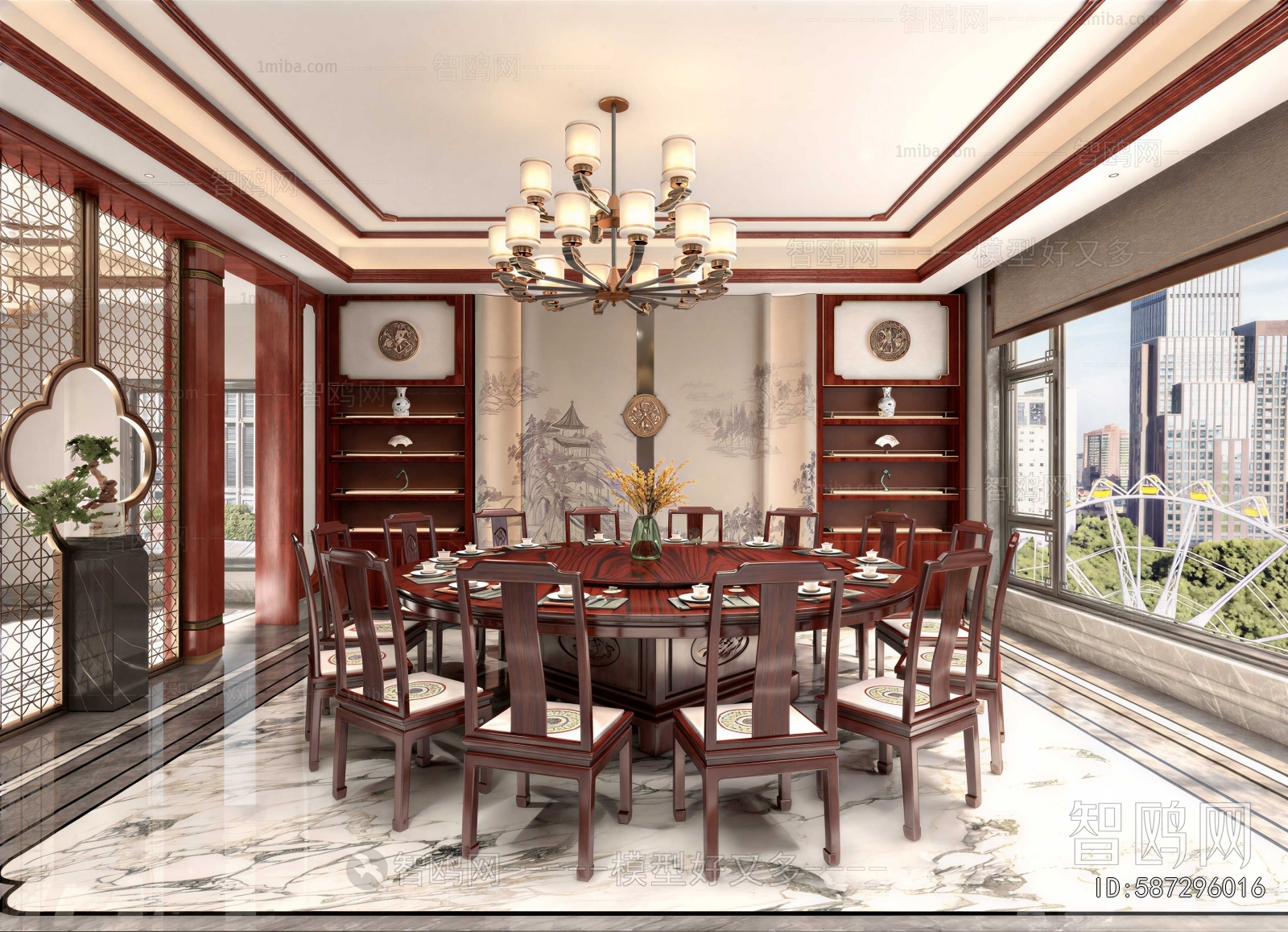 Chinese Style Dining Room