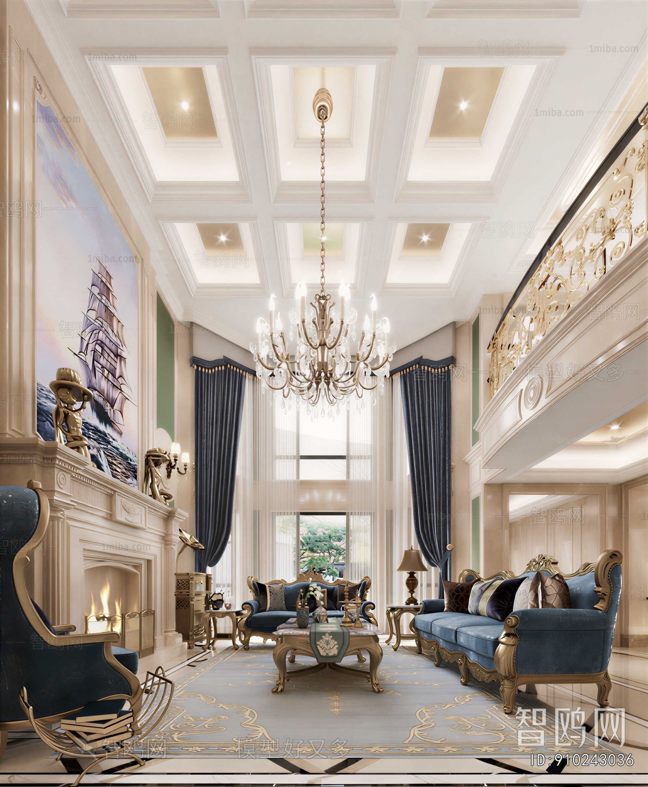European Style A Living Room