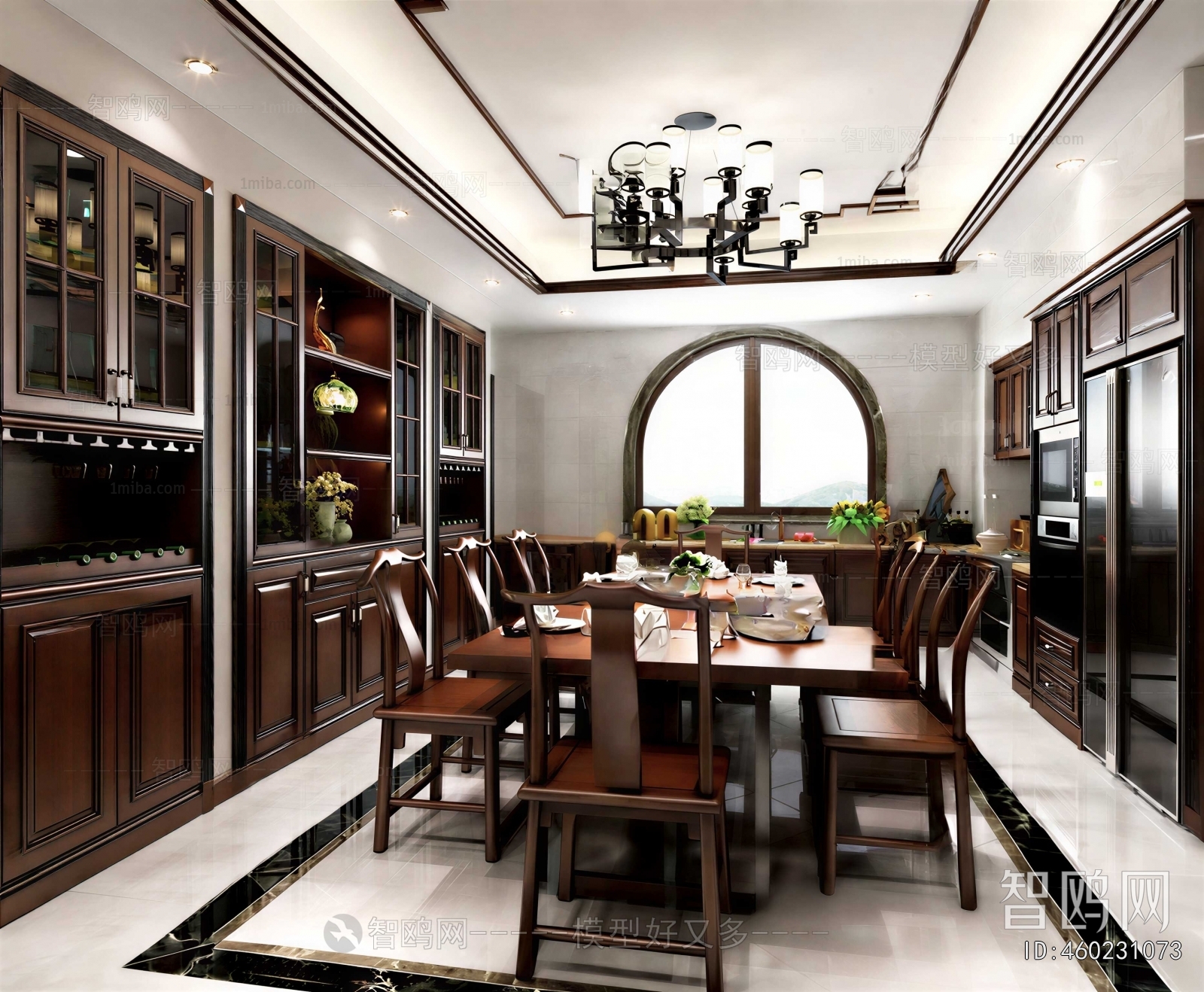 New Chinese Style Dining Room