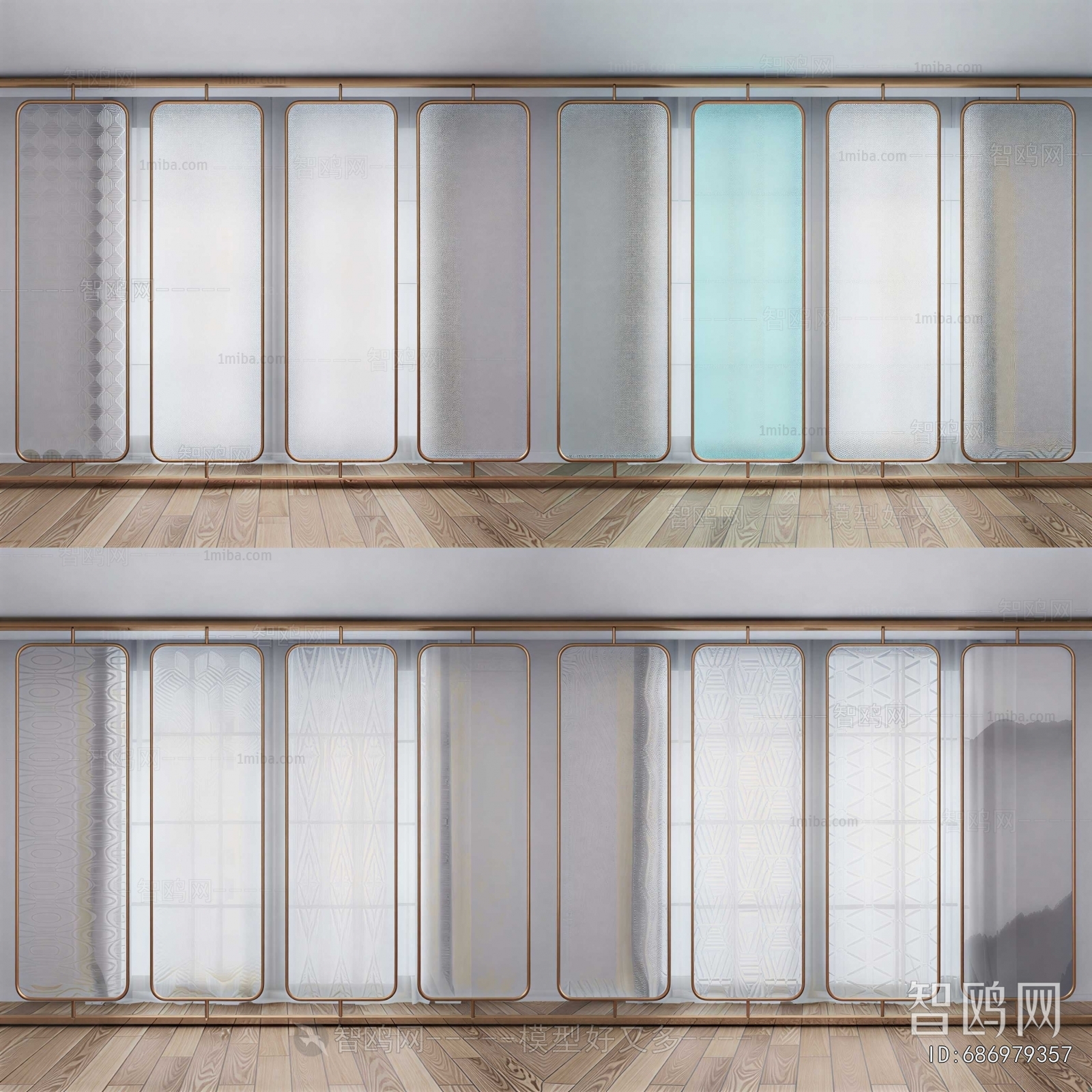 Modern Glass Screen Partition