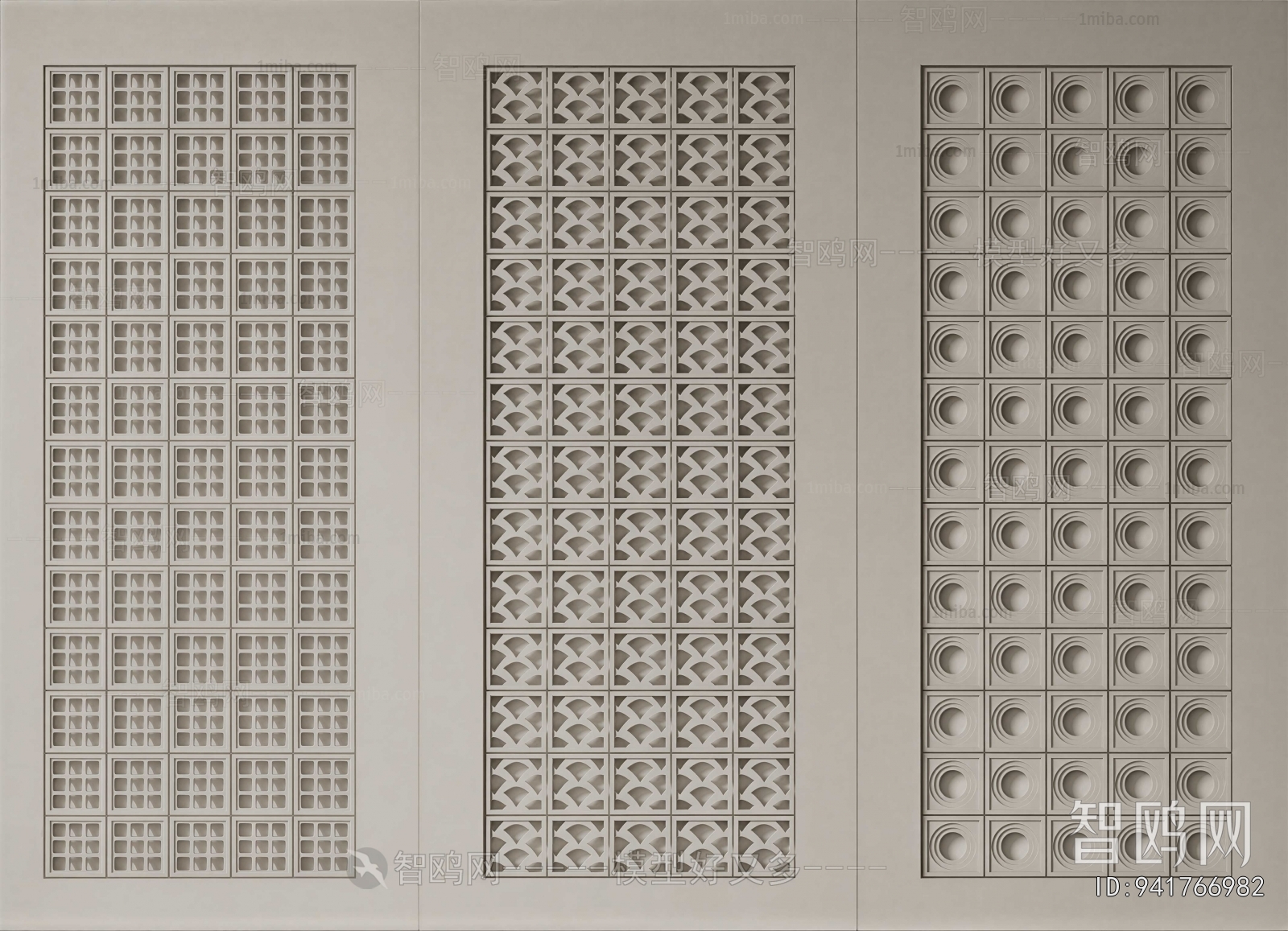 Modern Cement Brick Screen Partition