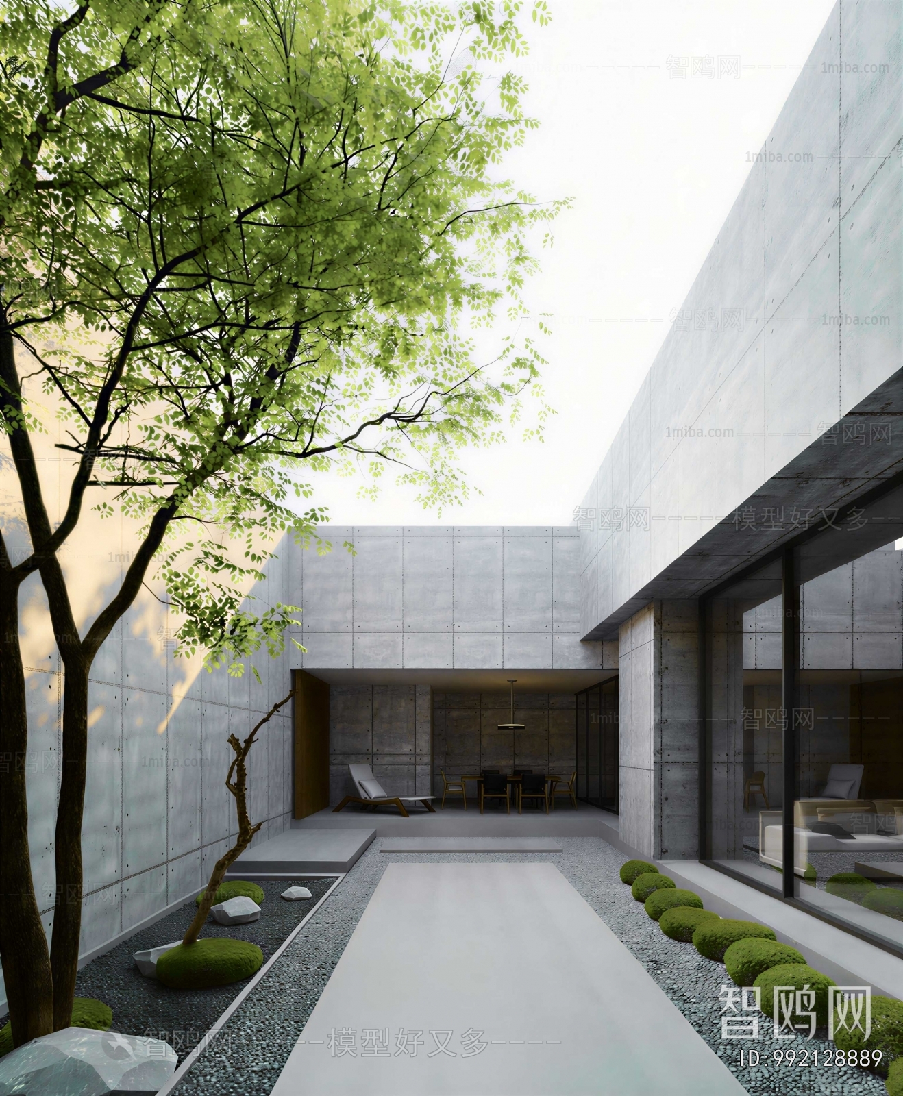 Modern Courtyard/landscape