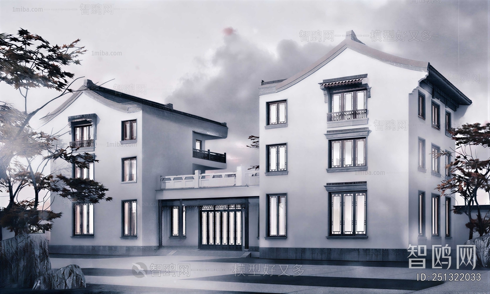 New Chinese Style Residential Building