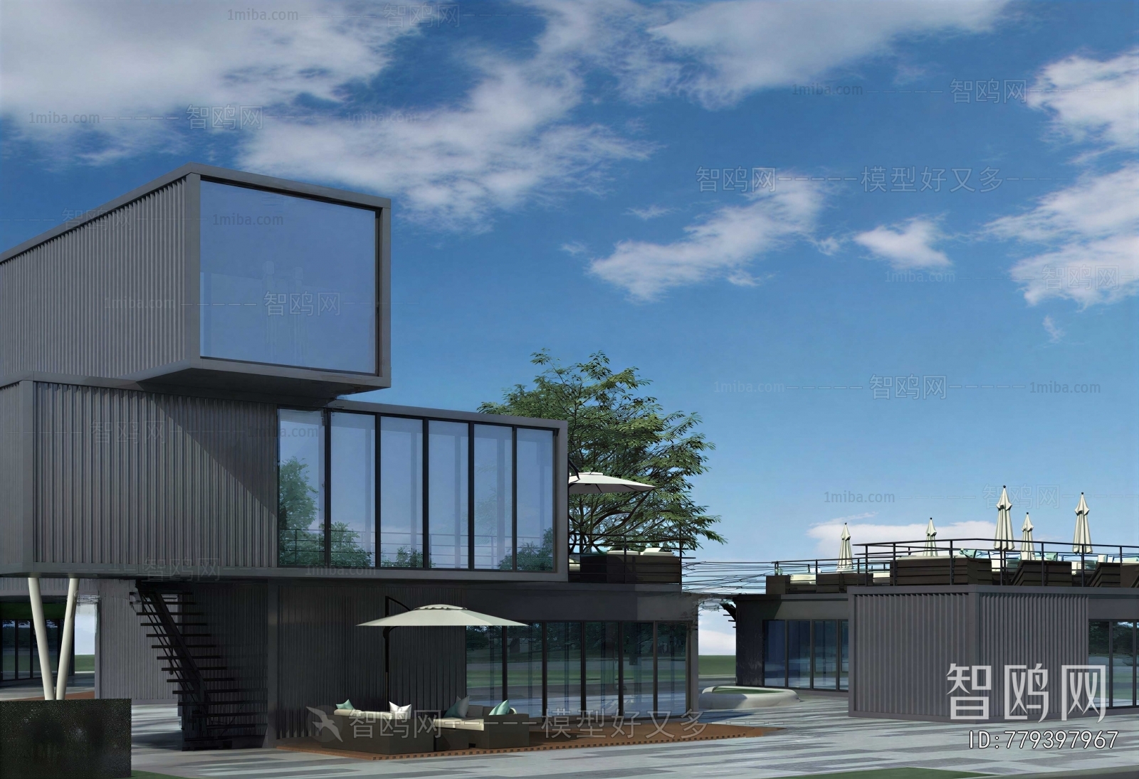 Modern Building Appearance