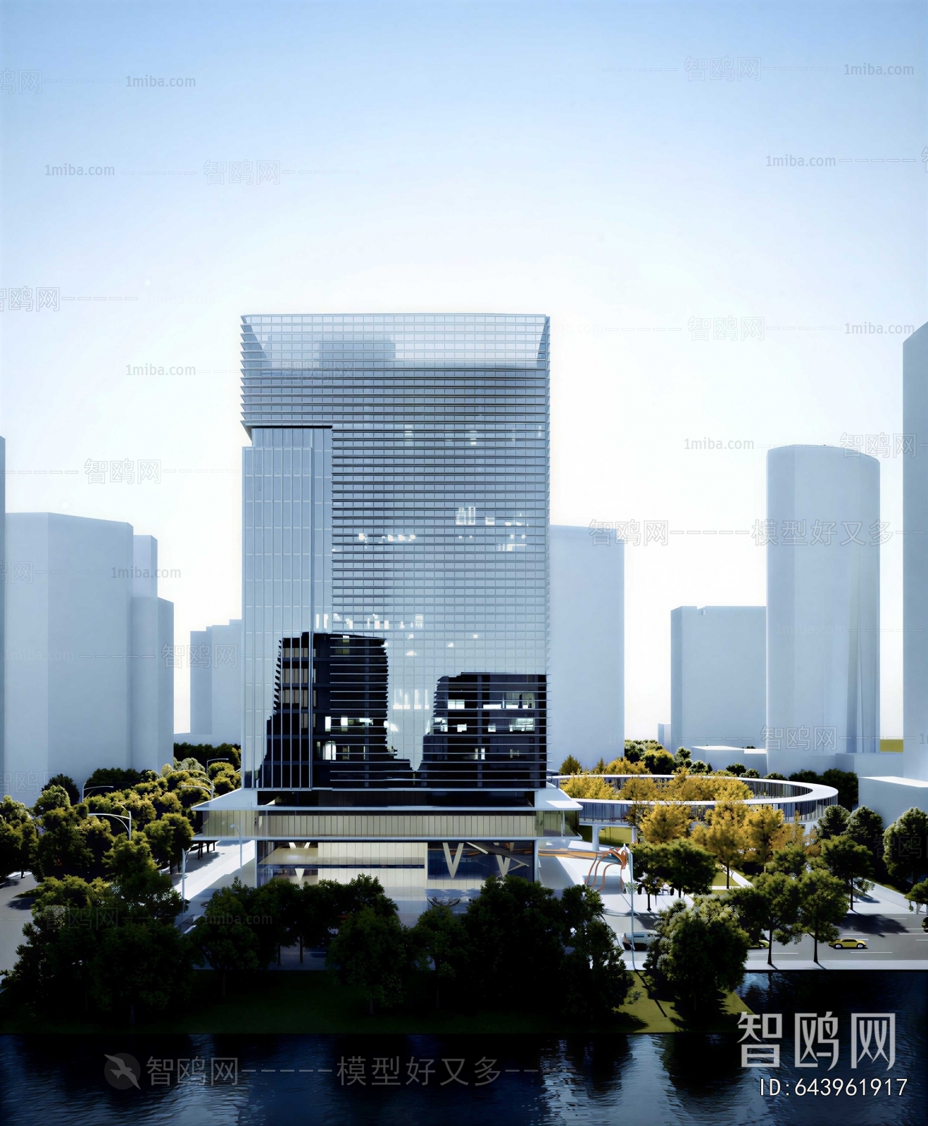 Modern Appearance Of Commercial Building