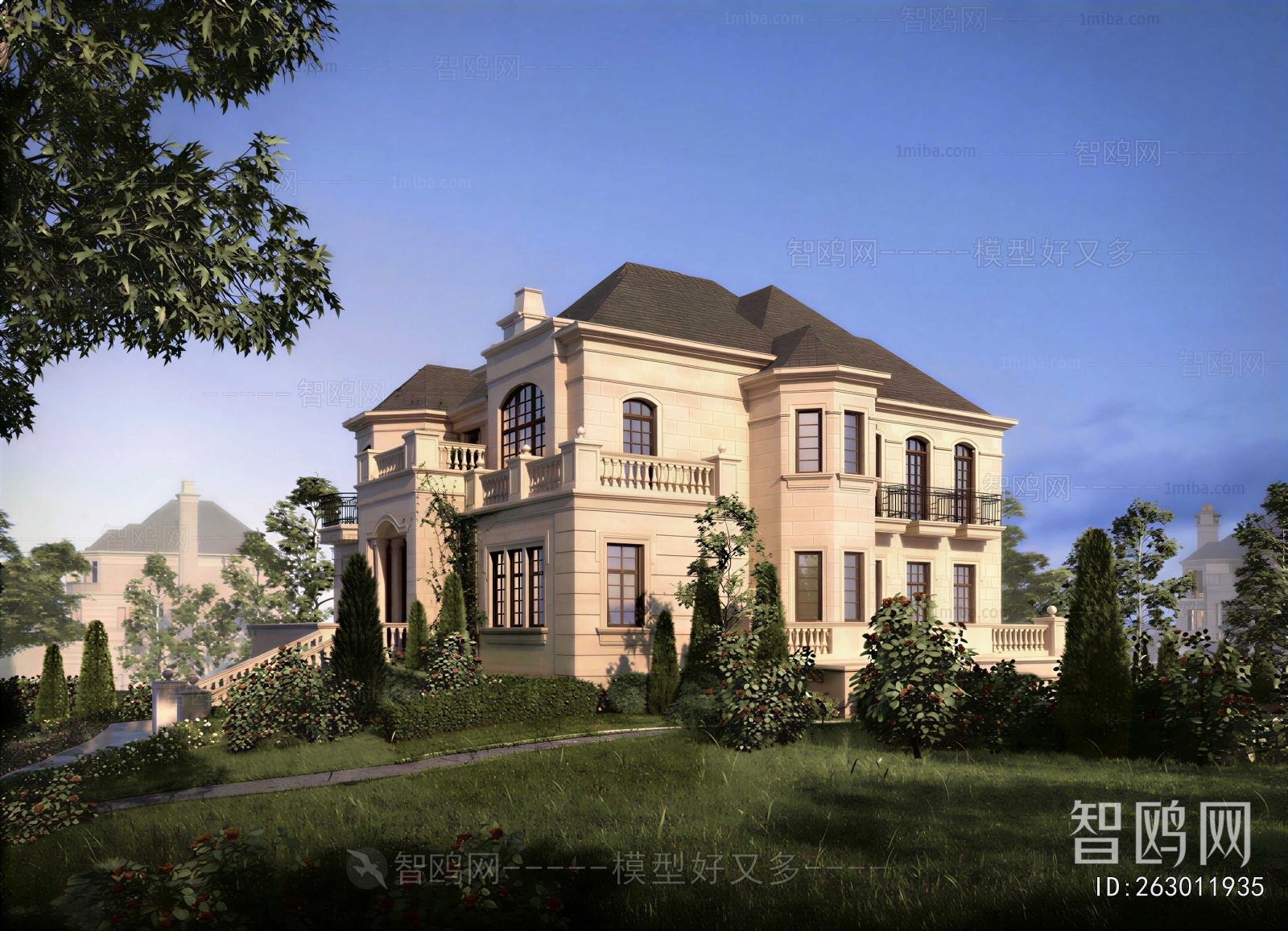 European Style Courtyard/landscape