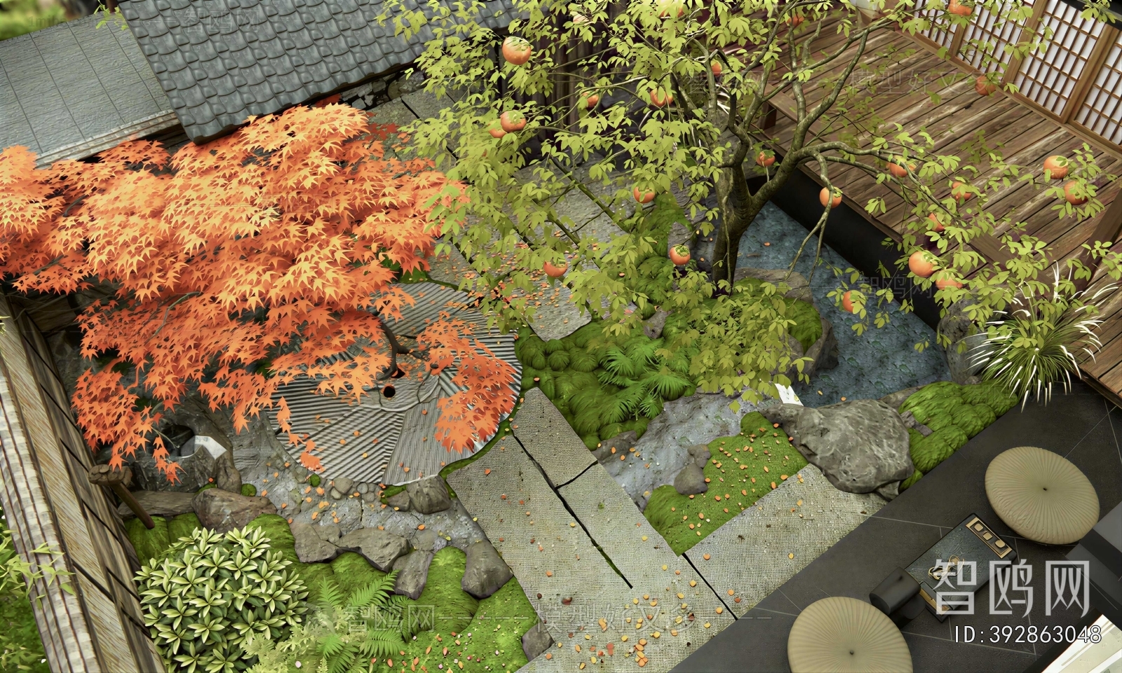 Japanese Style Courtyard/landscape