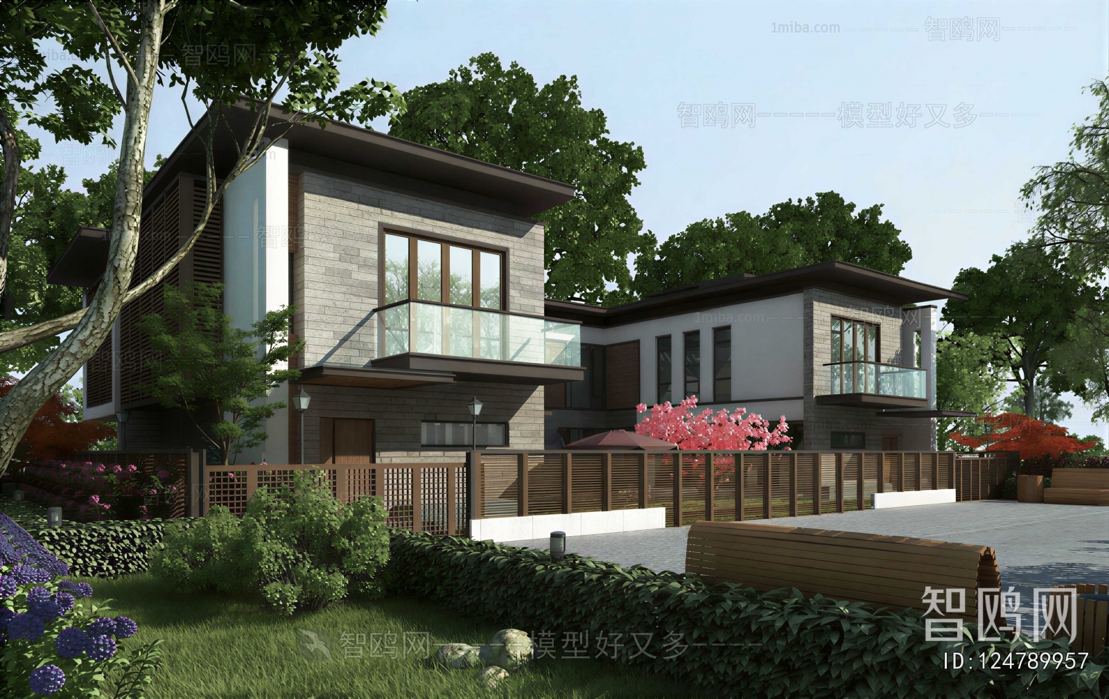 Modern Courtyard/landscape