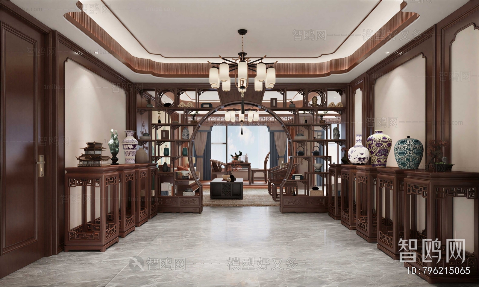 Chinese Style Hallway