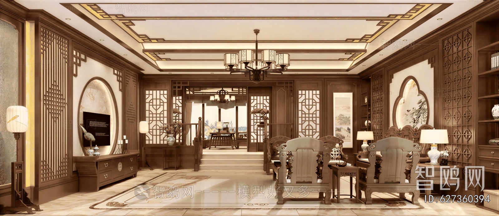 Chinese Style A Living Room