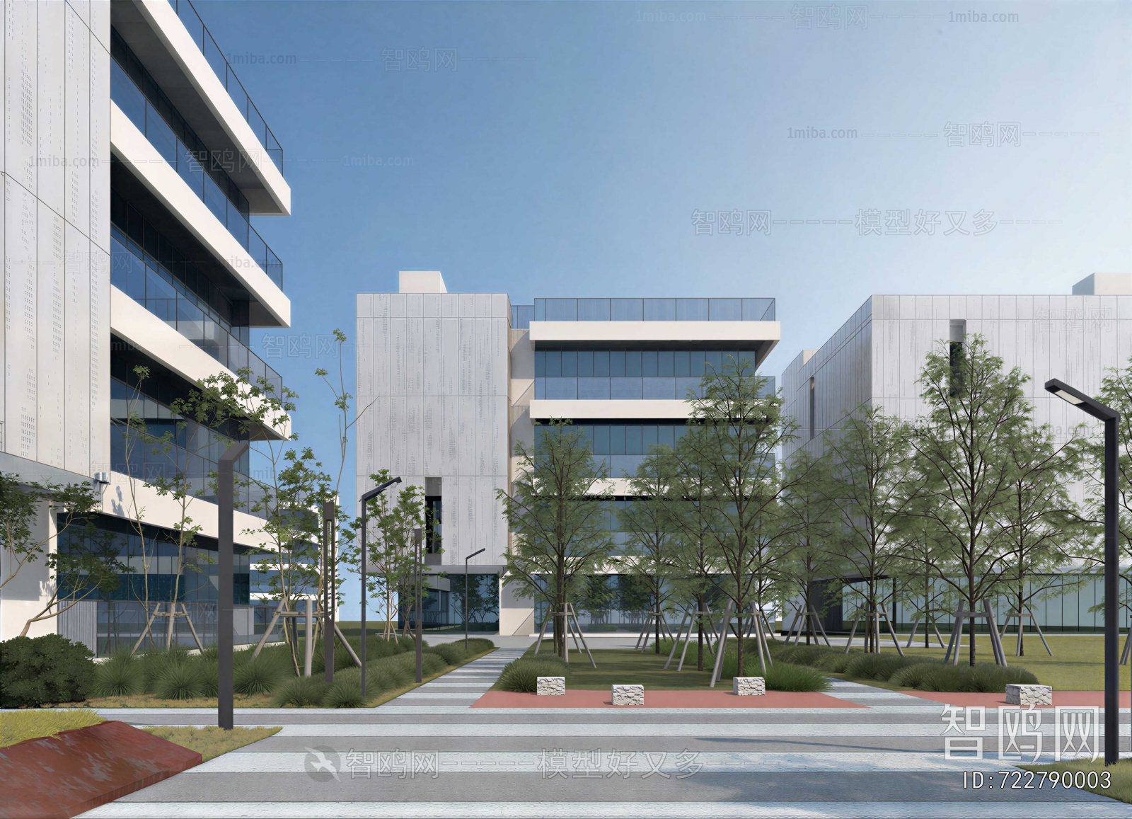 Modern Park Landscape