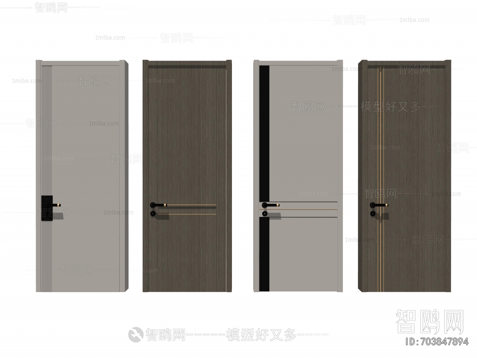 Modern Single Door