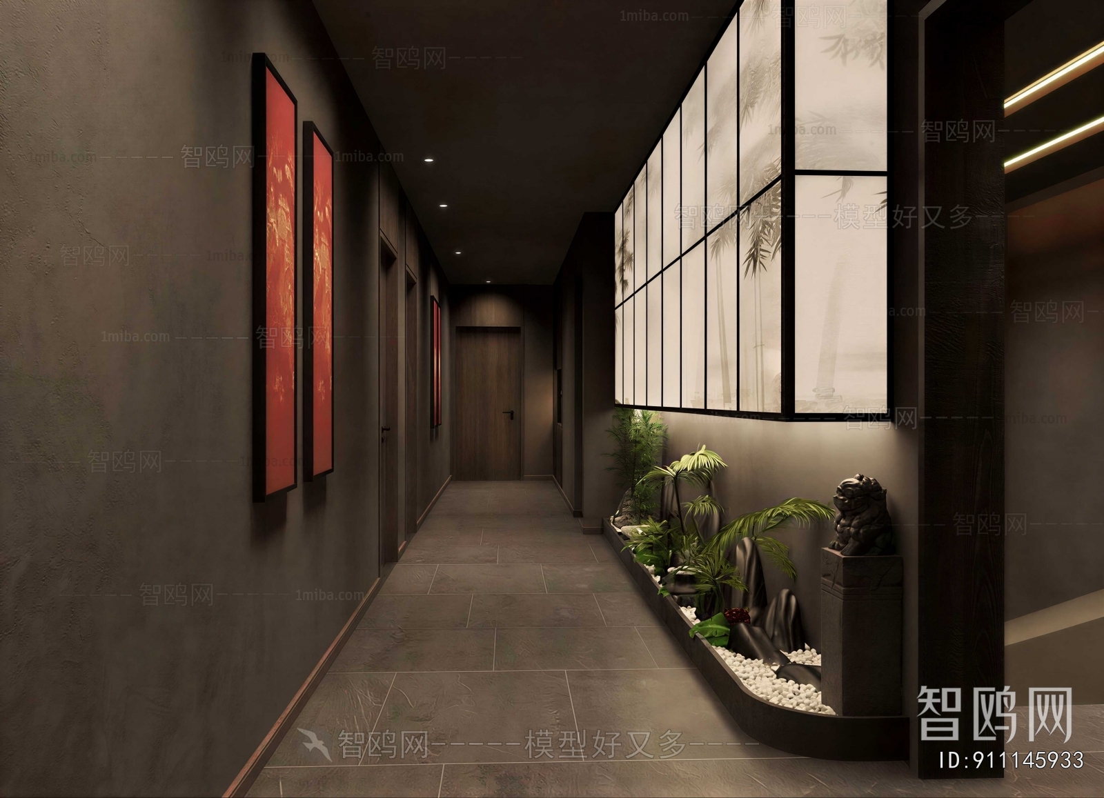 New Chinese Style Corridor