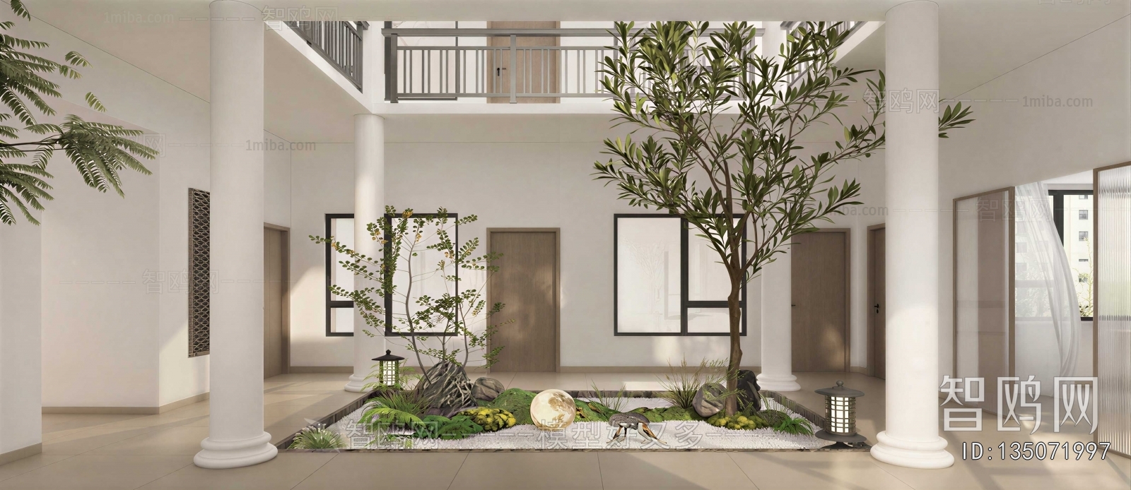 Modern Courtyard/landscape