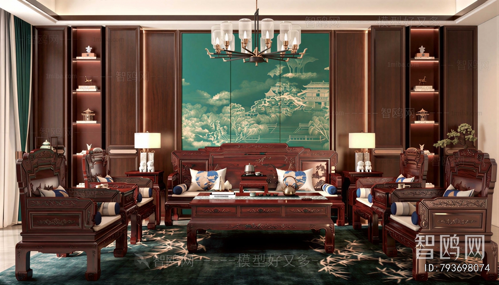 Chinese Style A Living Room