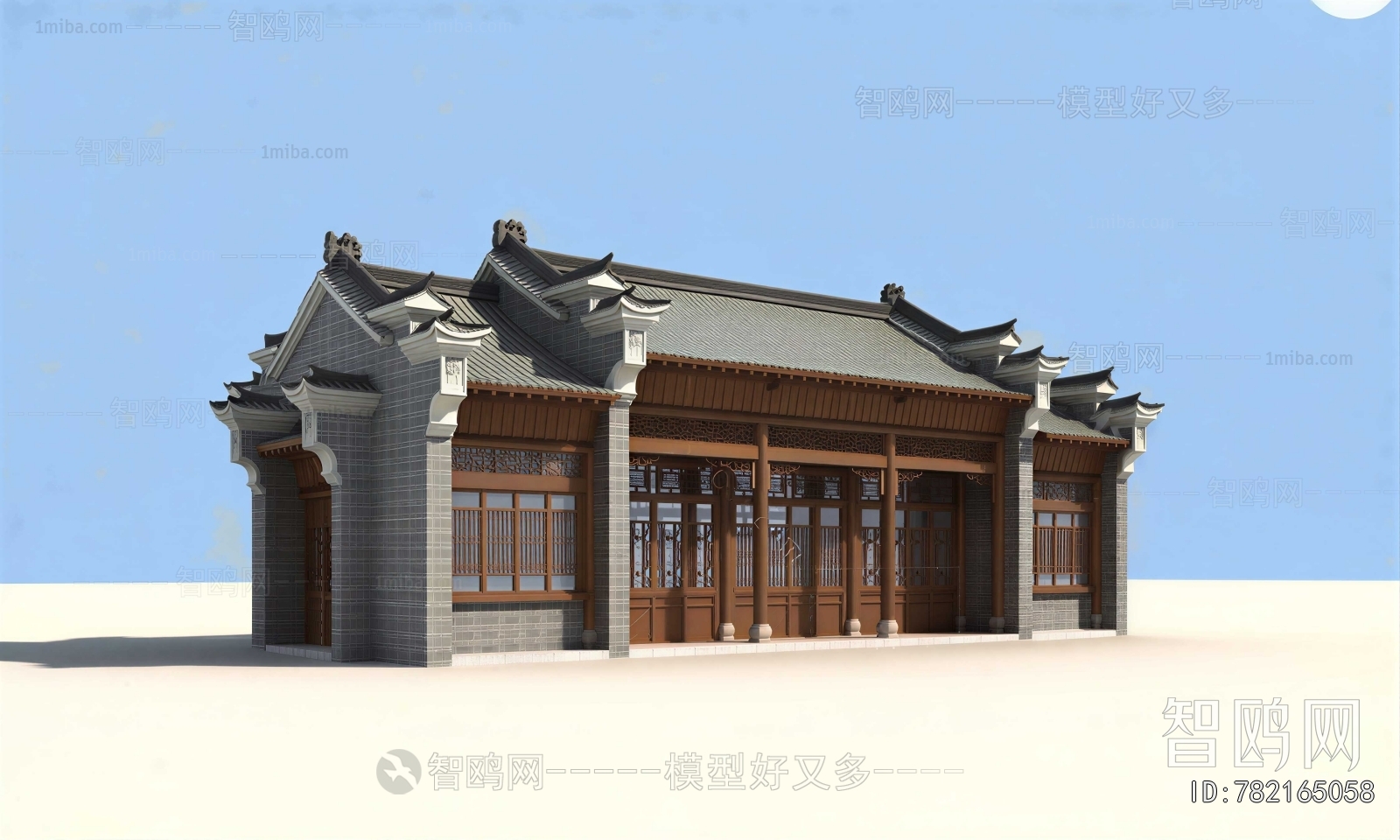 Chinese Style Ancient Architectural Buildings