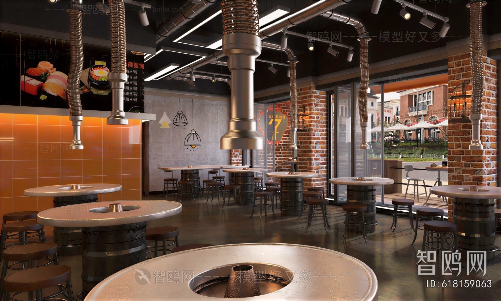 Industrial Style Restaurant