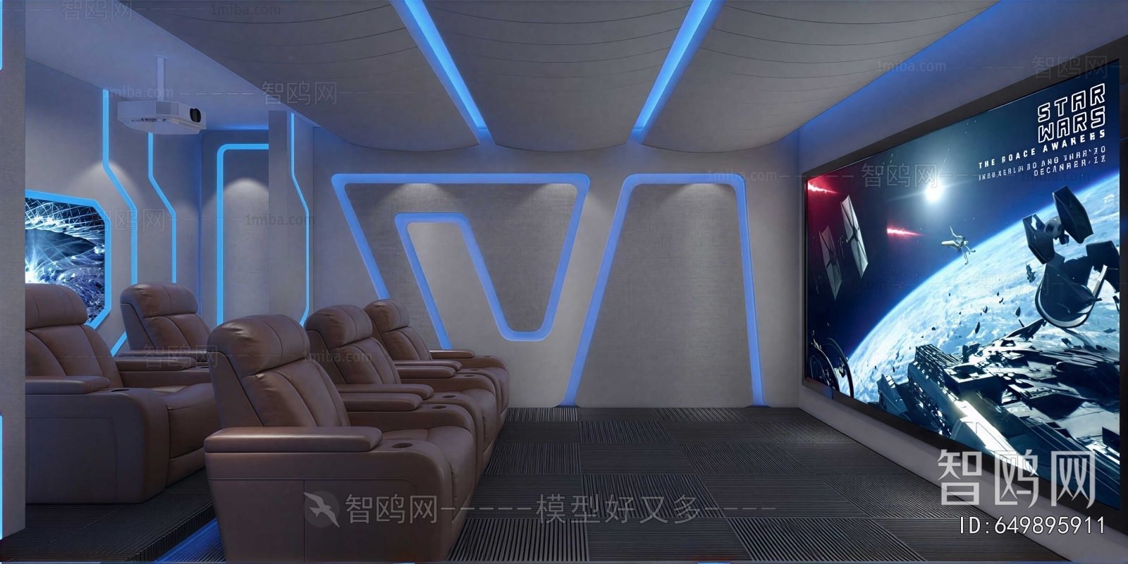 Modern Audiovisual Room