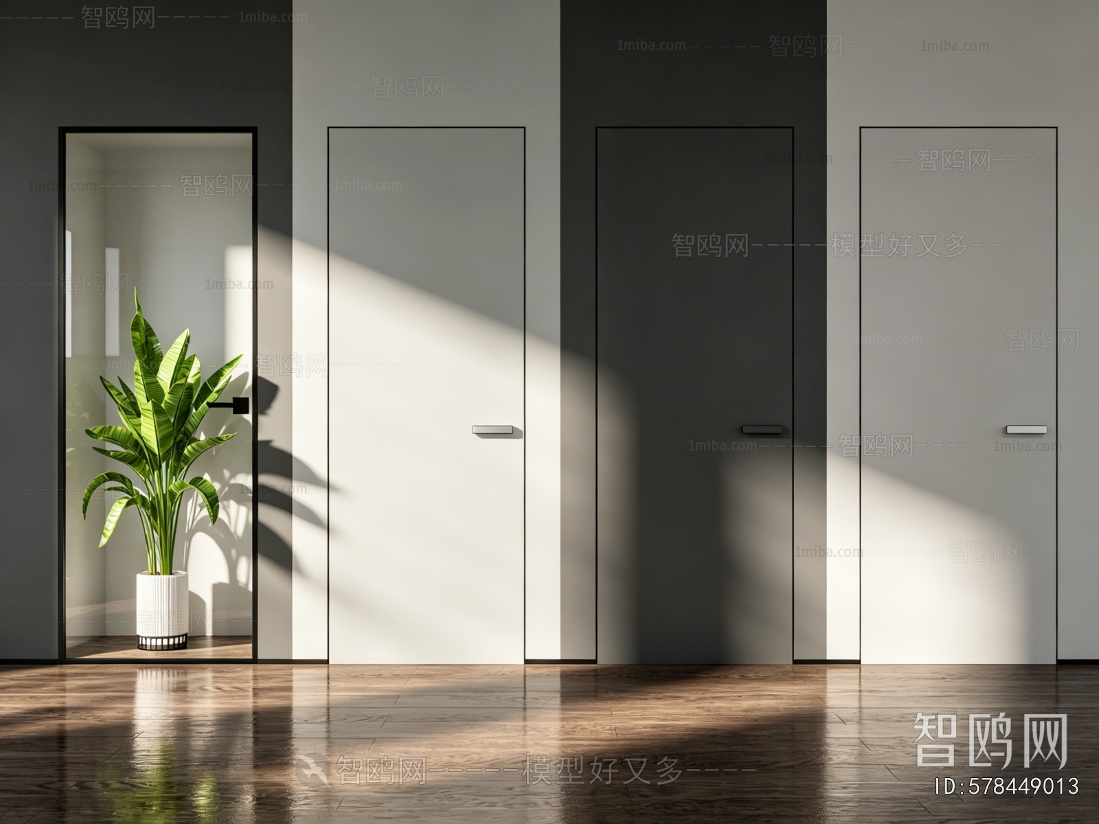 Modern Single Door