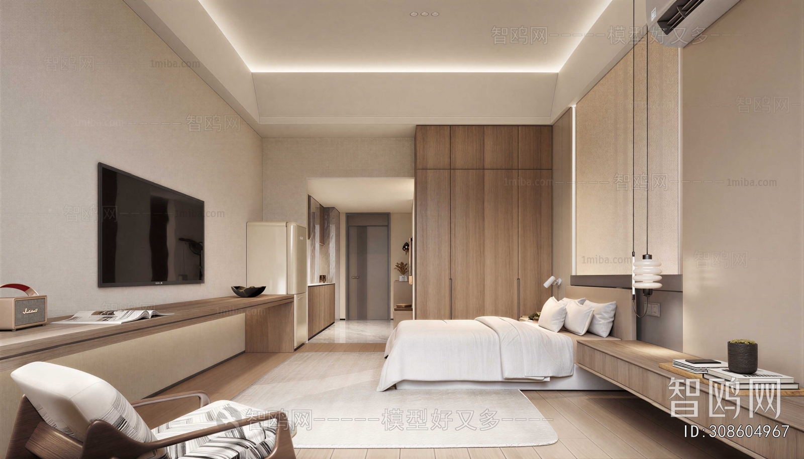 Modern Guest Room