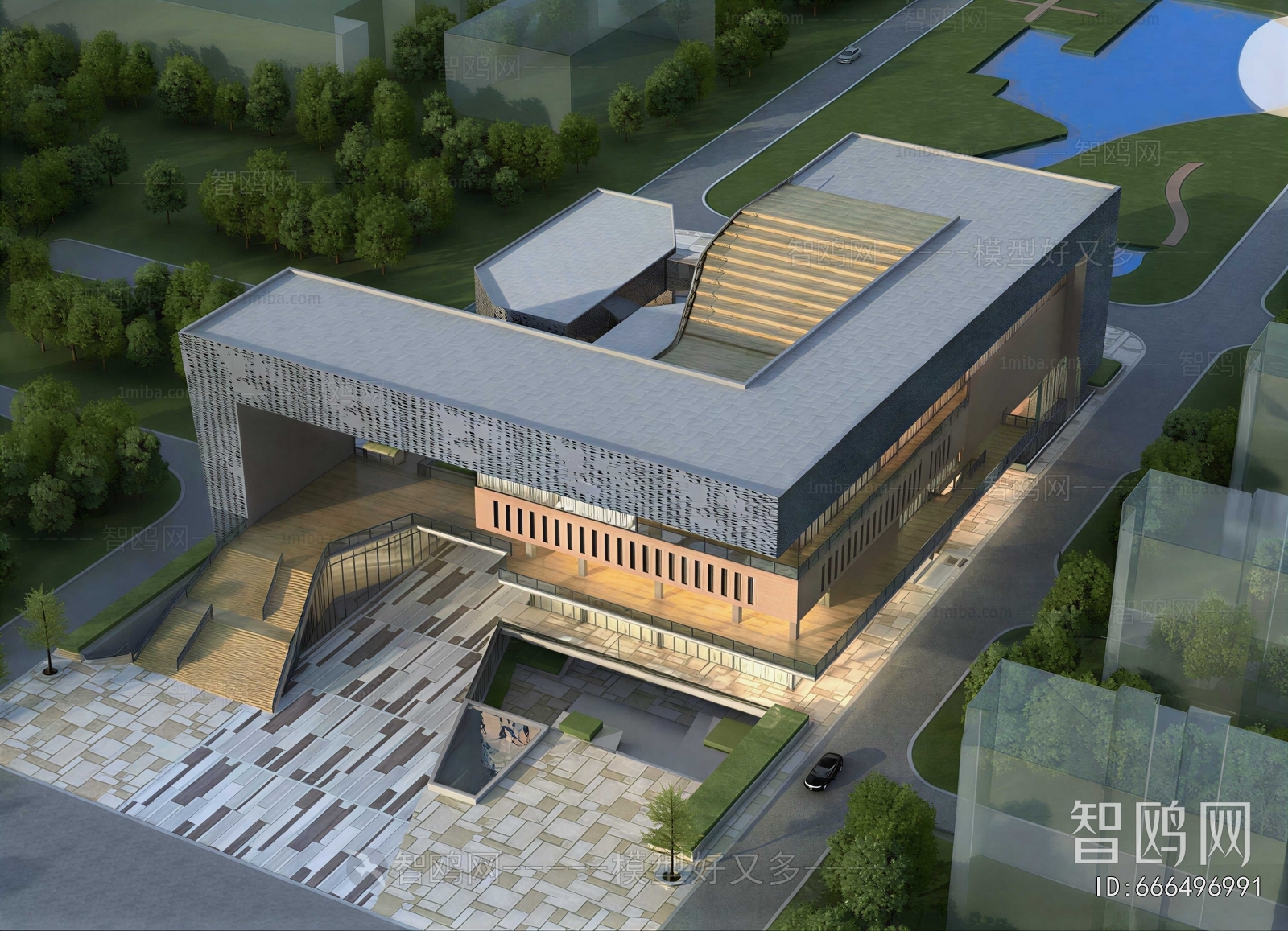 Modern Public Building