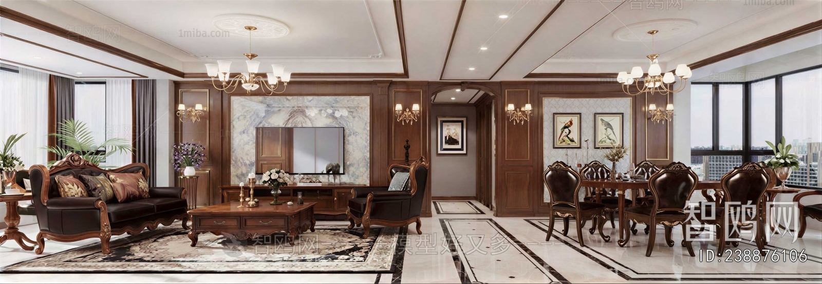 European Style A Living Room