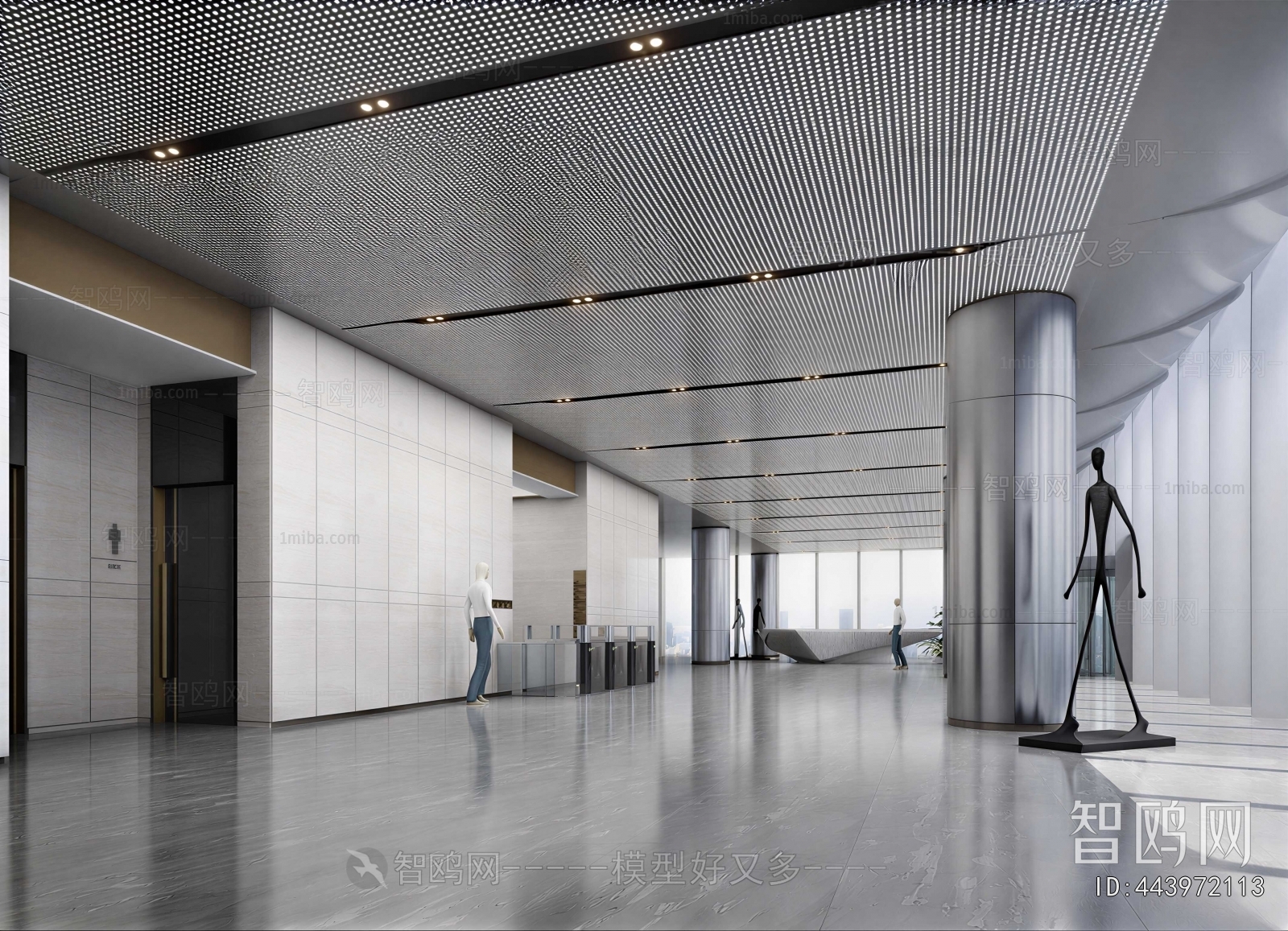 Modern Office Reception Desk