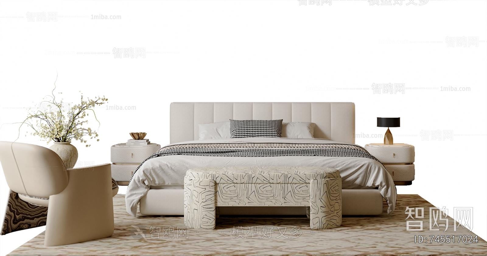 Modern Double Bed