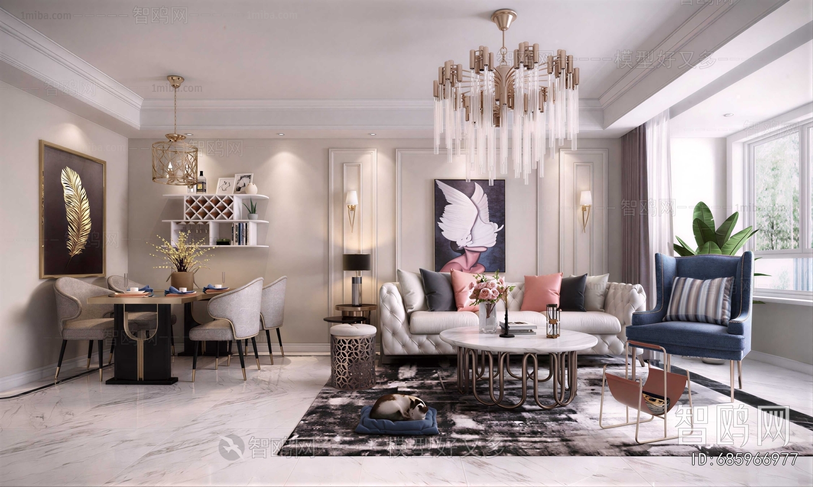 European Style A Living Room