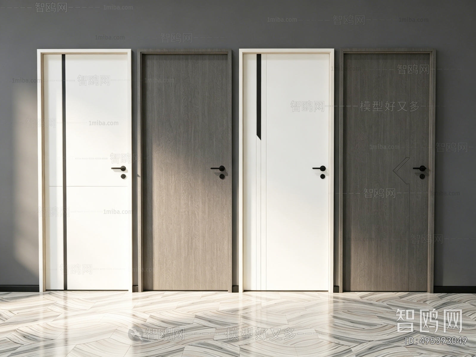 Modern Single Door