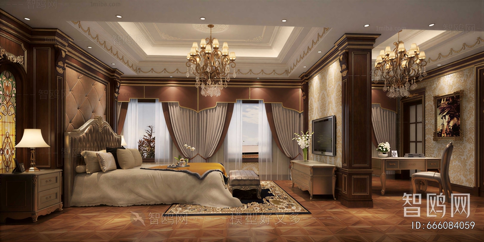 European Style Bedroom