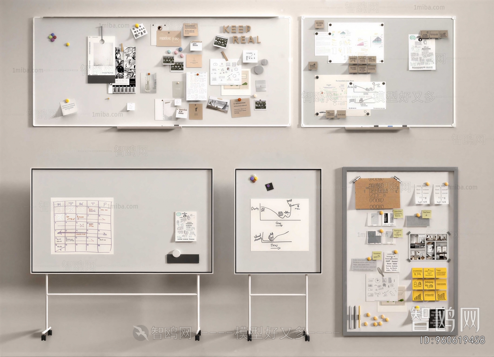 Modern Blackboard/whiteboard