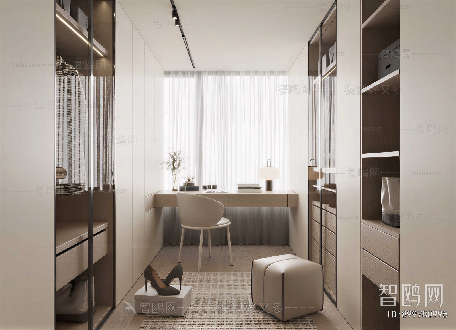 Modern Clothes Storage Area